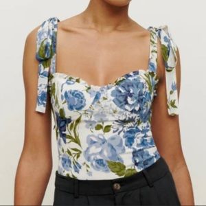 NWT Reformation Blanca Top in Lucca Size 0